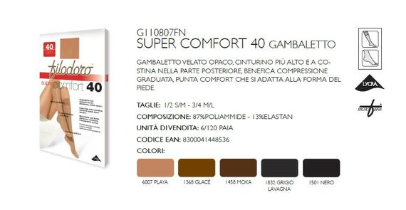 - G110807 GAMBALETTO DONNA SUPER COMFORT 40